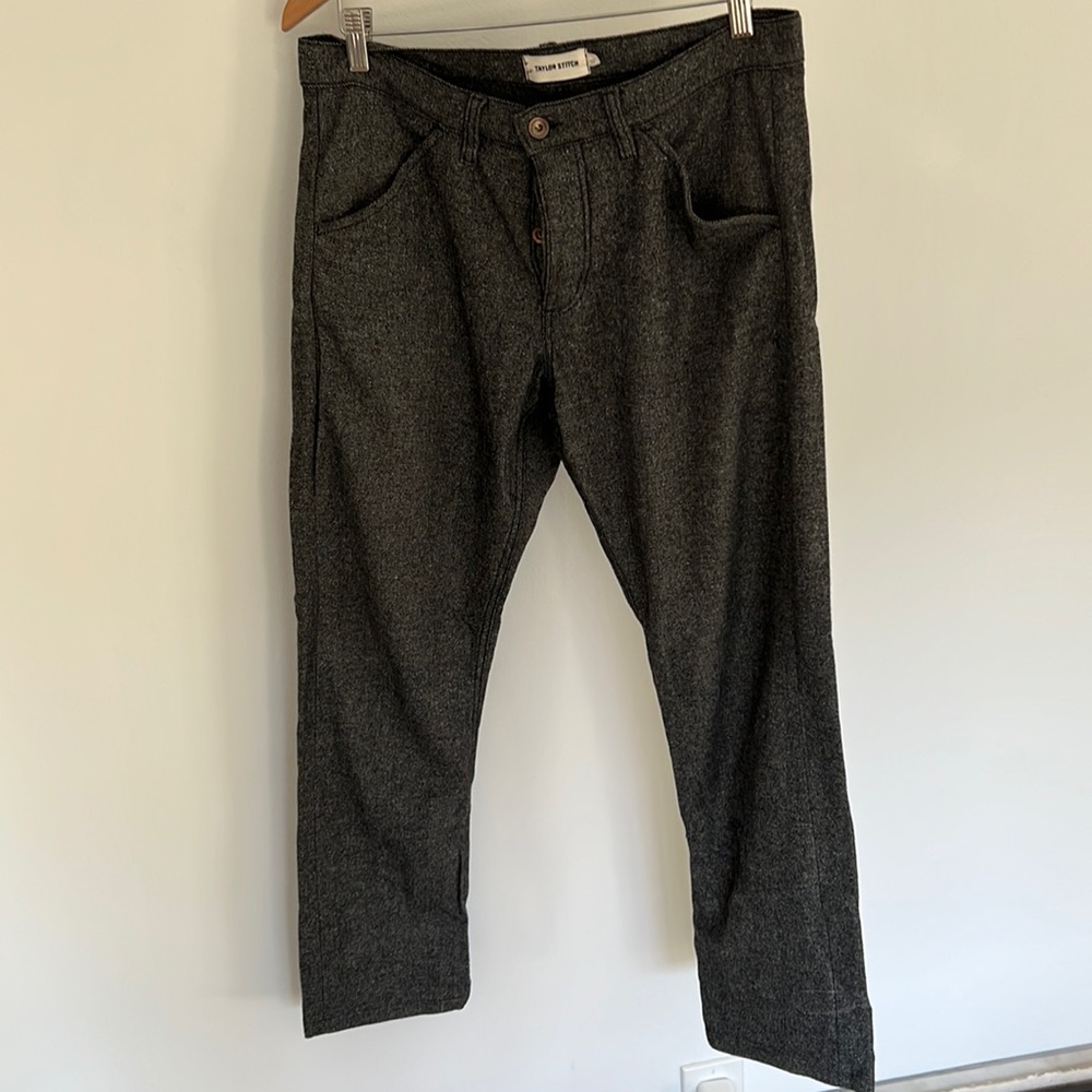 Taylor Stitch Camp Pant in Charcoal Wool